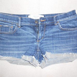 Abercrombie & Fitch Denim Shorts Sz 4 Low Rise